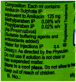 Mikacin 250Mg Injection 2Ml