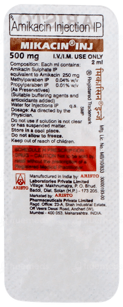 Mikacin 500mg Injection 2ml