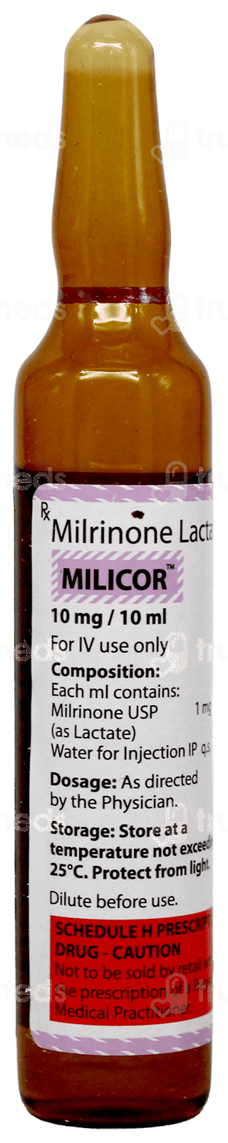 Milicor 10 Mg Injection 10 Ml