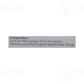 Mircera 100mcg Injection 0.3ml