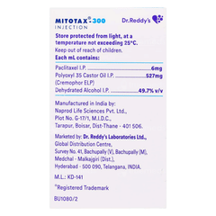 Mitotax 300Mg Injection 50Ml Mitotax 300Mg Injection 50Ml