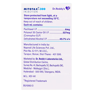 Mitotax 300Mg Injection 50Ml