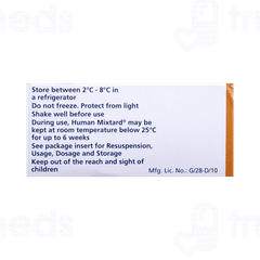 Human Mixtard 40iu Injection 10ml Human Mixtard 40iu Injection 10ml