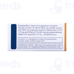 Human Mixtard 40iu Injection 10ml Human Mixtard 40iu Injection 10ml