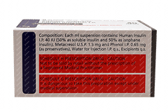 Human Mixtard 50 40iu Injection 10ml