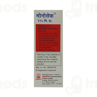 Monocef 125mg Injection 1