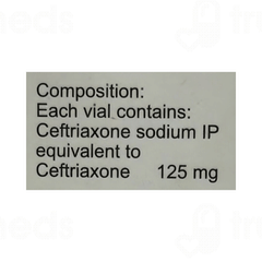Monocef 125mg Injection 1 Monocef 125mg Injection 1