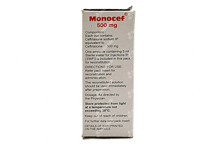 Monocef 500mg Injection 1