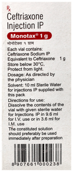 Monotax 1g Injection 1 Monotax 1g Injection 1