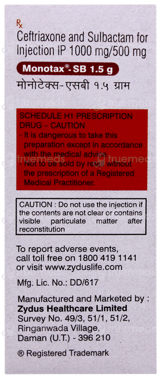 Monotax Sb 1.5g Injection 1