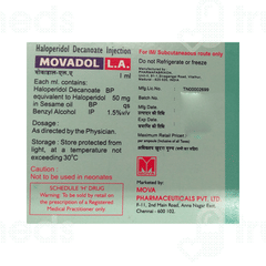 Movadol La 50 MG Injection 1 ML