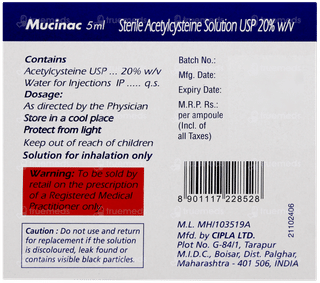 Mucinac Injection 5ml