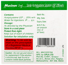 Mucinac Injection 2ml Mucinac Injection 2ml