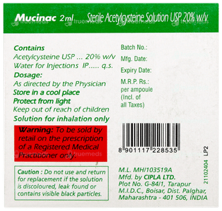 Mucinac Injection 2ml