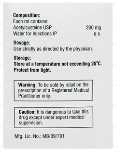 Mucomix 400mg Injection 2ml Mucomix 400mg Injection 2ml