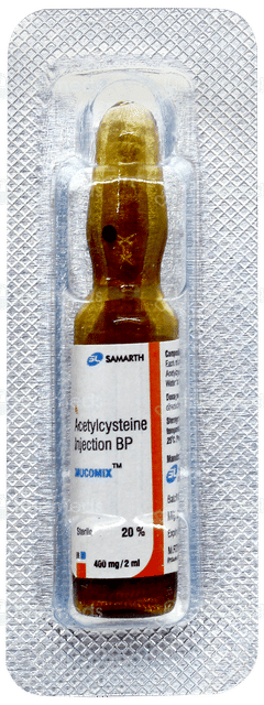 Mucomix 400mg Injection 2ml Mucomix 400mg Injection 2ml