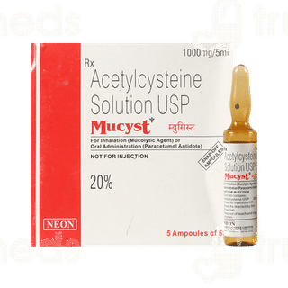 Mucyst 1000mg Injection 5ml