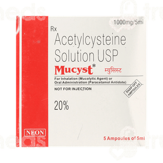 Mucyst 1000mg Injection 5ml