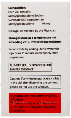 Mypred 40 Mg Injection 2 Ml