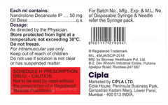Nandrolin 50 Injection 1ml Nandrolin 50 Injection 1ml