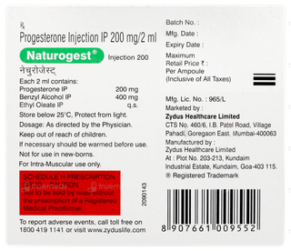 Naturogest 200 Injection 2ml