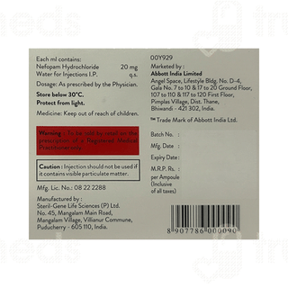 Nefosar 20mg Injection 1ml