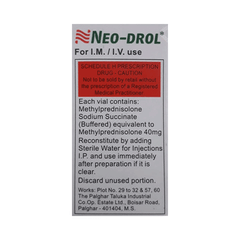 Neo Drol 40mg Injection 1 Neo Drol 40mg Injection 1