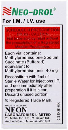 Neo Drol 40Mg Injection 1 Neo Drol 40Mg Injection 1