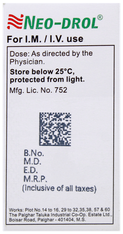 Neo Drol 40Mg Injection 1 Neo Drol 40Mg Injection 1