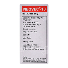 Neovec 10 Mg Injection 10 Ml