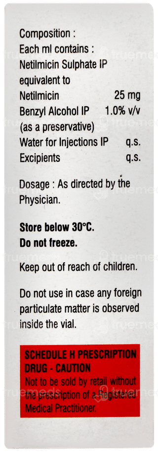 Netromax 25 Injection 1ml