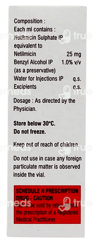 Netromax 25 MG Injection 1 ML