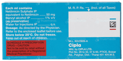 Netspan 50 Injection 1Ml