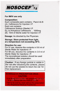 Nosocef 1G Injection 1
