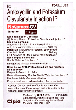 Novamox Cv 1.2gm Injection 1