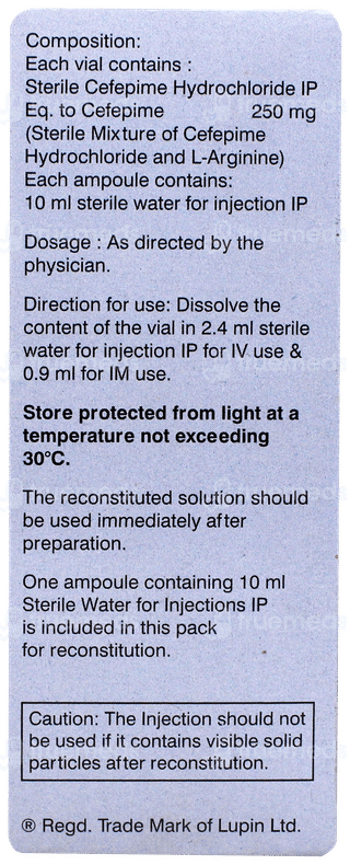 Novapime 0.25g Injection 1