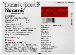 Nucarnit Injection 5ml