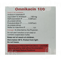 Omnikacin 100 Injection 2ml