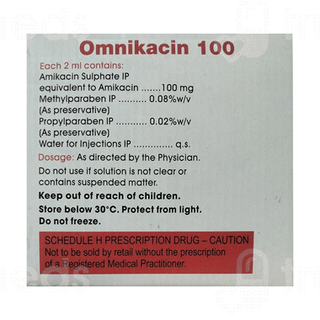 Omnikacin 100 Injection 2ml