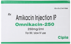 Omnikacin 250 Injection 2Ml