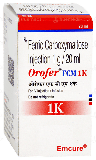 Orofer Fcm 1k Injection 20ml
