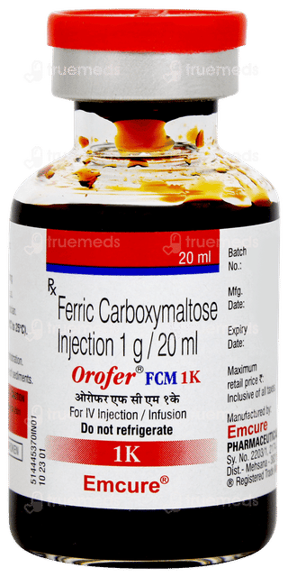 Orofer Fcm 1k Injection 20ml
