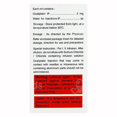 Oxaltero 100Mg Injection 50Ml Oxaltero 100Mg Injection 50Ml