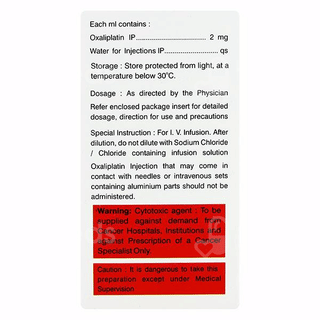 Oxaltero 100Mg Injection 50Ml