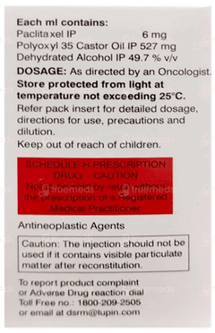 Paclistar 30Mg Injection 1 Paclistar 30Mg Injection 1