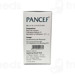 Pancef 250 MG Injection 1