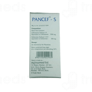 Pancef S 1.5g Injection 1