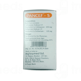 Pancef S 375mg Injection 1