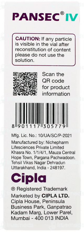 Pansec Iv Injection 1