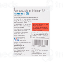 Pantodac Iv Injection 1 Pantodac Iv Injection 1